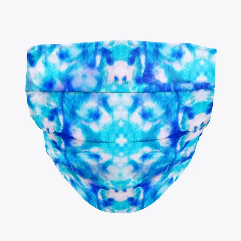 Blue Tie Dye With Liquid Water Color