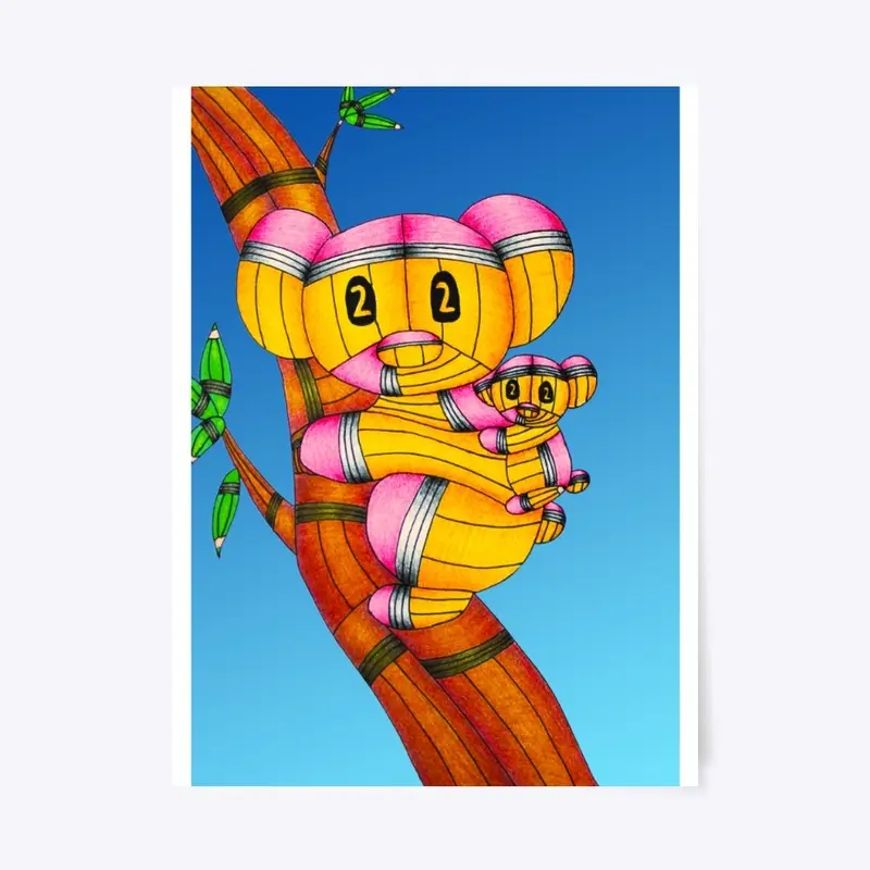 Pencil Koalas