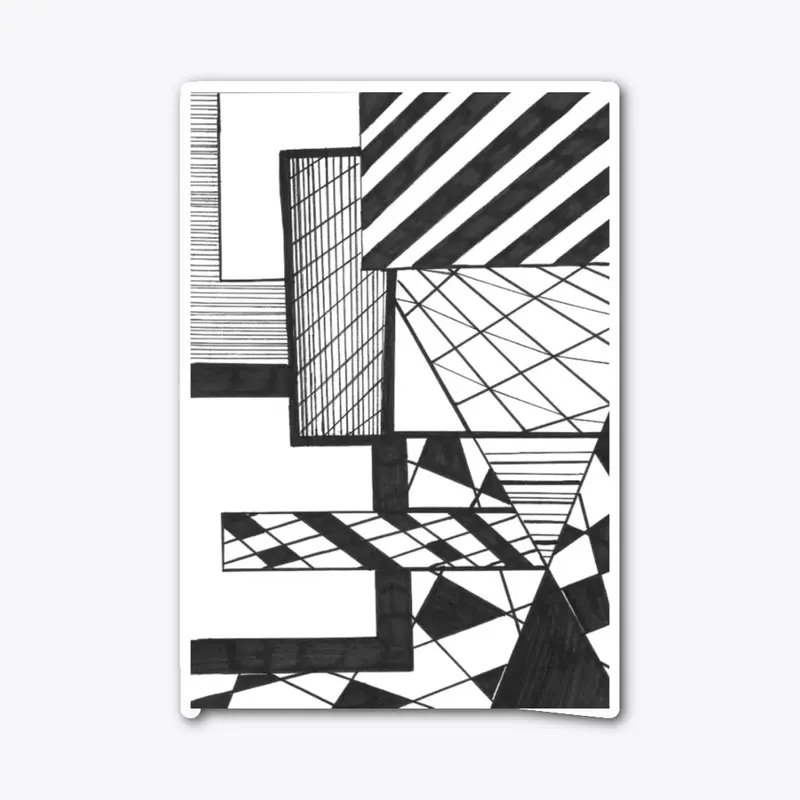 Monochromatic Abstract Design